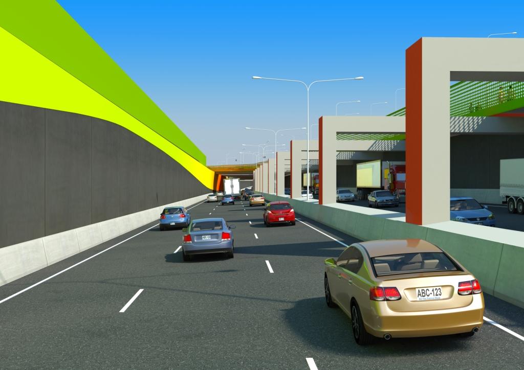 Concept image of South Road Upgrade between Torrens Road and River Torrens